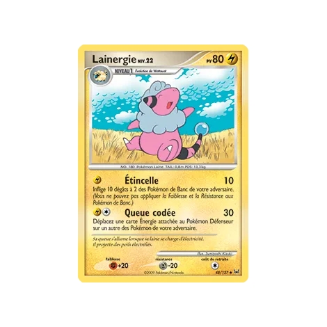 Lainergie 48/127 : Joyau Peu commune (Brillante) de l'extension Pokémon Platine
