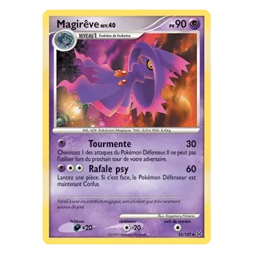 Découvrez Magirêve, carte Peu commune (Brillante) de la série Platine