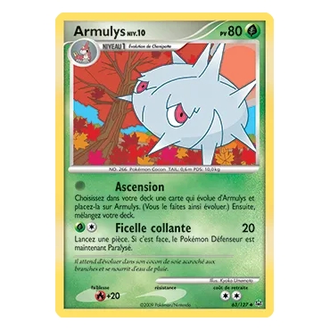 Découvrez Armulys, carte Peu commune (Brillante) de la série Platine