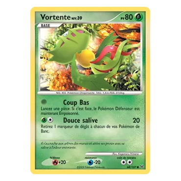 Découvrez Vortente, carte Commune (Brillante) de la série Platine