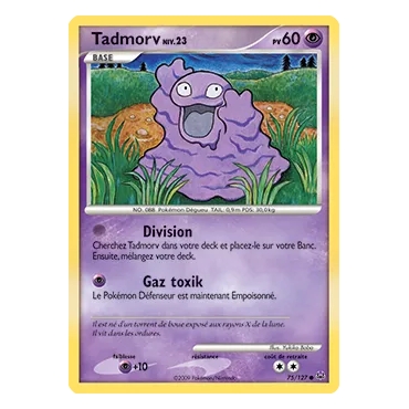 Carte Tadmorv - Commune (Brillante) de Pokémon Platine 75/127
