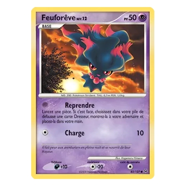 Découvrez Feuforêve, carte Commune (Brillante) de la série Platine