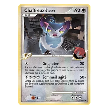 Chaffreux 88/127 : Joyau Commune (Brillante) de l'extension Pokémon Platine