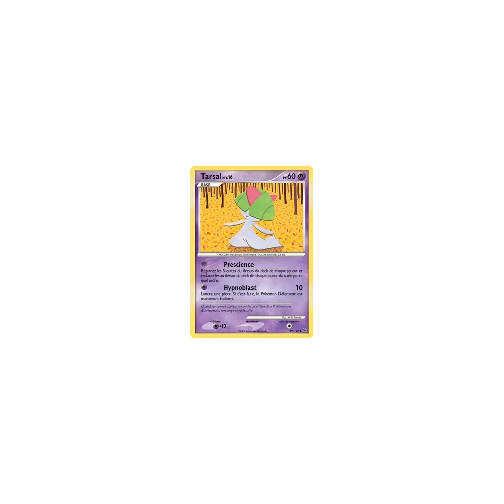 Tarsal 89/127 : Joyau Commune (Brillante) de l'extension Pokémon Platine