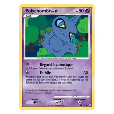 Polychombr 92/127 : Joyau Commune (Brillante) de l'extension Pokémon Platine