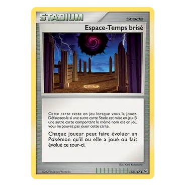 Espace-Temps brisé 104/127 : Joyau Peu commune (Brillante) de l'extension Pokémon Platine