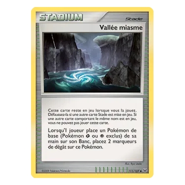 Vallée miasme 111/127 : Joyau Peu commune (Brillante) de l'extension Pokémon Platine