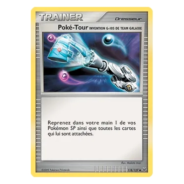 Carte Poké-Tour Invention G-105 de Team Galaxie - Peu commune (Brillante) de Pokémon Platine 118/127