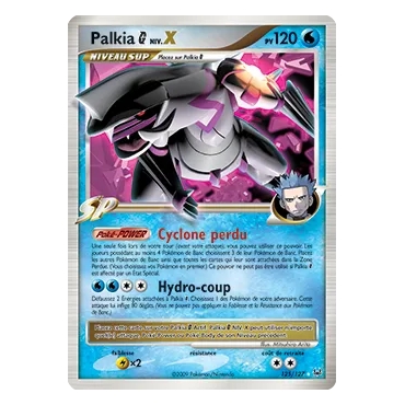 Palkia  NIV.X 125/127 : Joyau Holographique rare NIV.X de l'extension Pokémon Platine