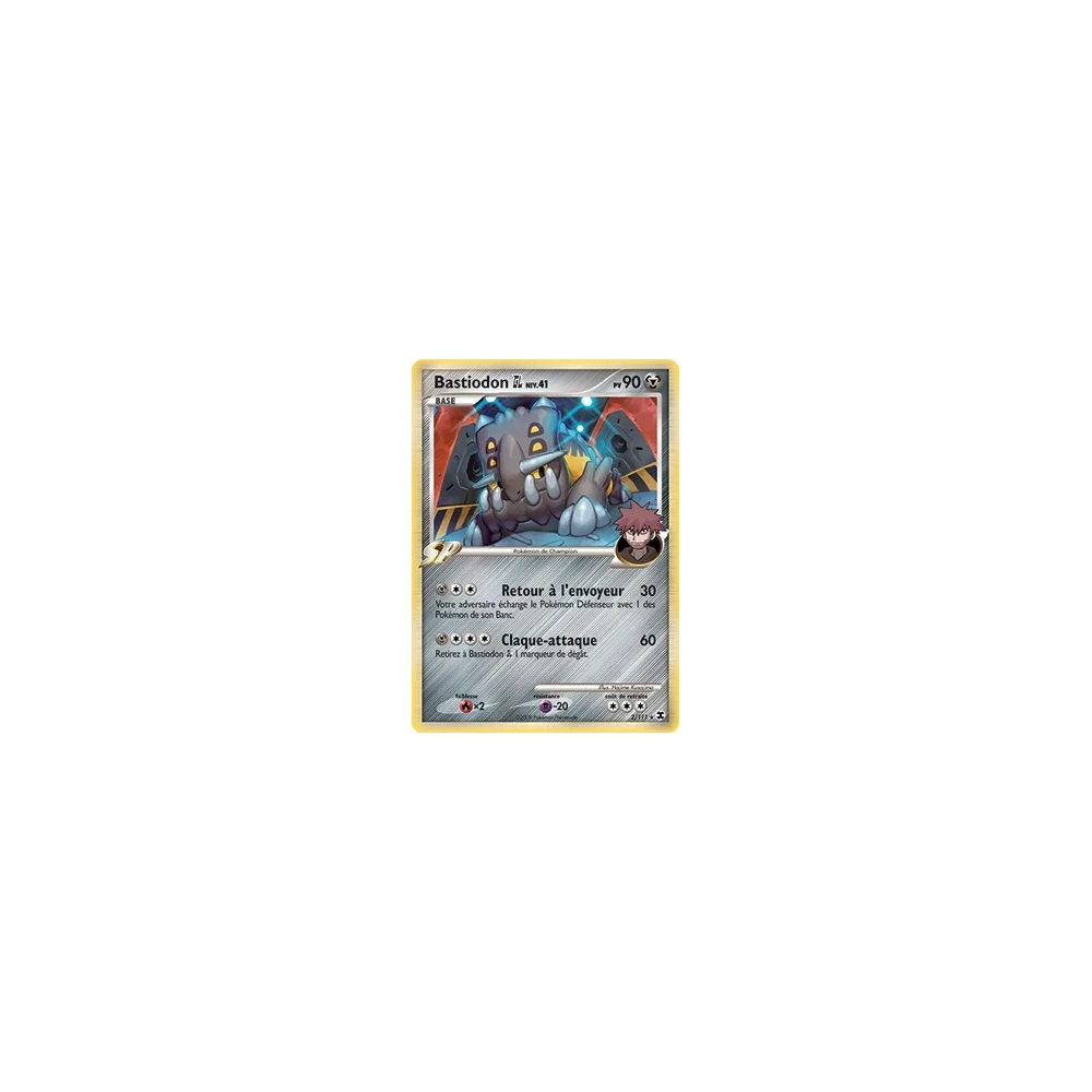 Bastiodon 2/111 : Joyau Holographique rare de l'extension Pokémon Platine Rivaux Émergeants