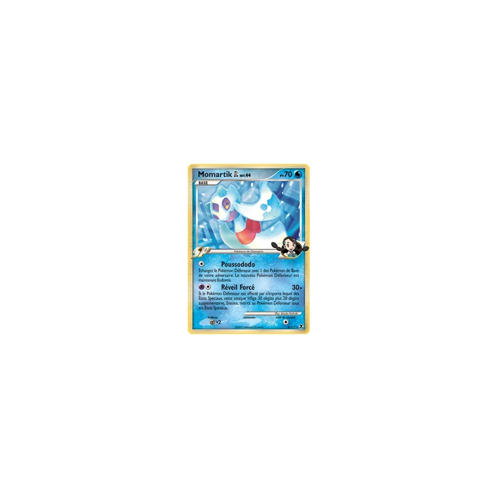 Momartik 6/111 : Joyau Holographique rare de l'extension Pokémon Platine Rivaux Émergeants