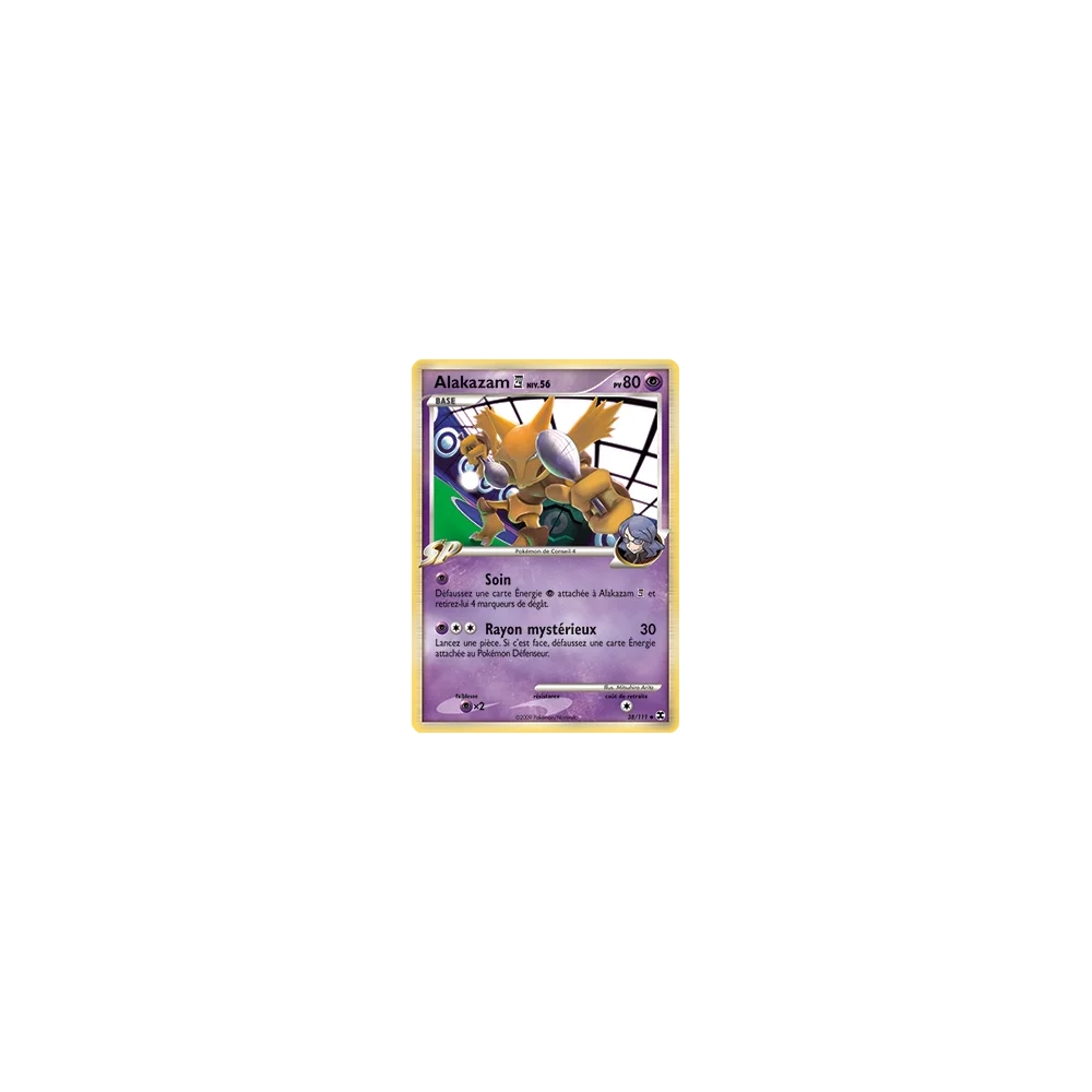 Alakazam 38/111 : Joyau Peu commune (Brillante) de l'extension Pokémon Platine Rivaux Émergeants