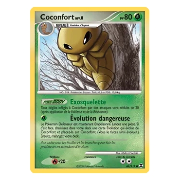 Découvrez Coconfort, carte Commune (Brillante) de la série Platine Rivaux Émergeants