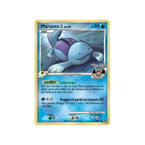 Maraiste 76/111 : Joyau Commune (Brillante) de l'extension Pokémon Platine Rivaux Émergeants