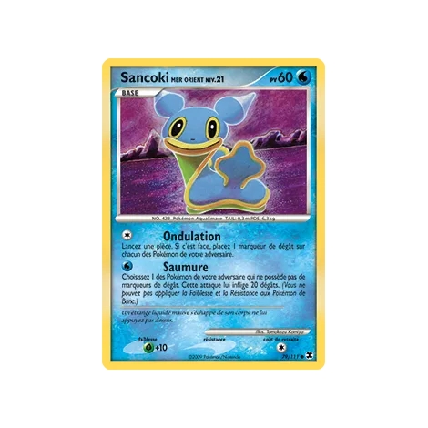 Sancoki Mer Orient 79/111 : Joyau Commune (Brillante) de l'extension Pokémon Platine Rivaux Émergeants