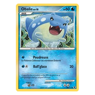 Obalie 82/111 : Joyau Commune (Brillante) de l'extension Pokémon Platine Rivaux Émergeants