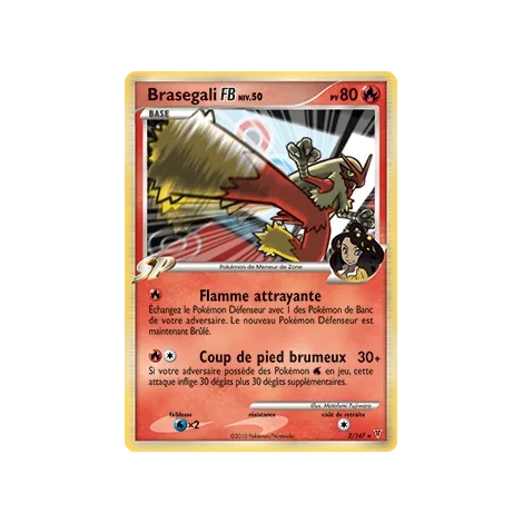 Brasegali 2/147 : Joyau Holographique rare de l'extension Pokémon Platine Vainqueurs Suprêmes