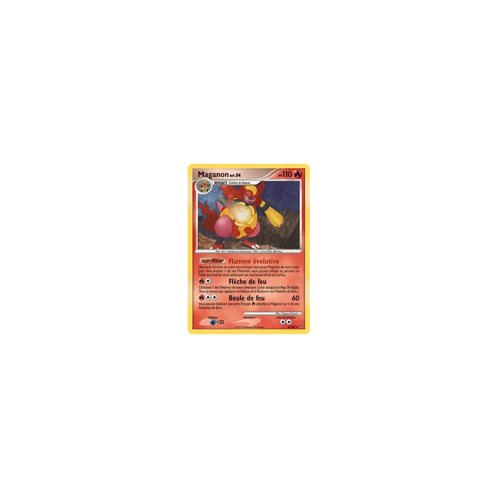 Carte Maganon - Holographique rare de Pokémon Platine Vainqueurs Suprêmes 6/147