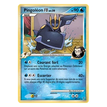 Découvrez Pingoléon, carte Rare (Brillante) de la série Platine Vainqueurs Suprêmes