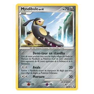 Découvrez Mysdibule, carte Rare (Brillante) de la série Platine Vainqueurs Suprêmes