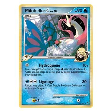 Milobellus 35/147 : Joyau Rare (Brillante) de l'extension Pokémon Platine Vainqueurs Suprêmes