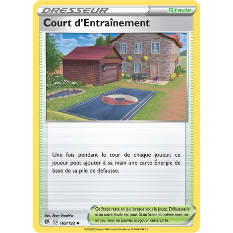 Court d'Entraînement 169/192 : Joyau Peu commune (Brillante) de l'extension Pokémon Épée et Bouclier Clash des Rebelles