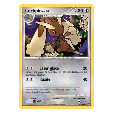 Découvrez Lockpin, carte Peu commune (Brillante) de la série Platine Vainqueurs Suprêmes