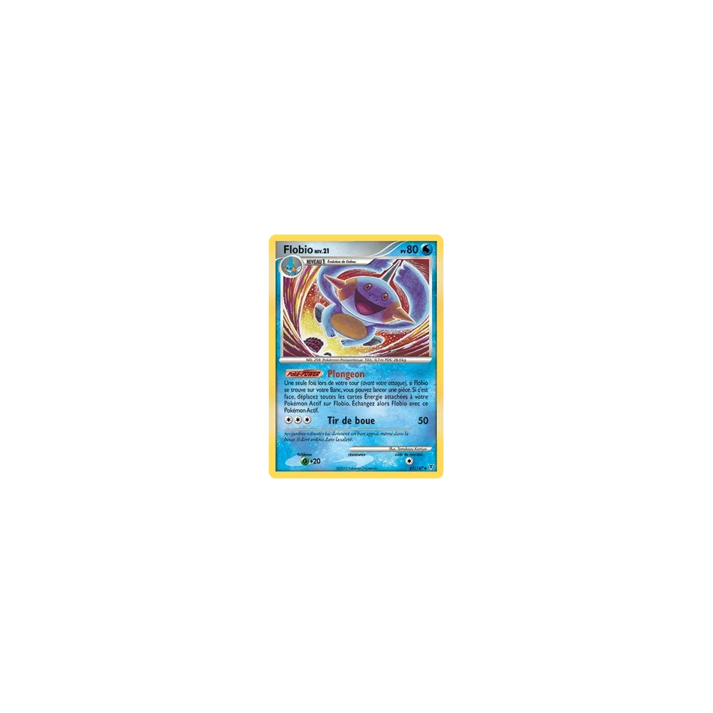 Carte Flobio - Peu commune (Brillante) de Pokémon Platine Vainqueurs Suprêmes 67/147