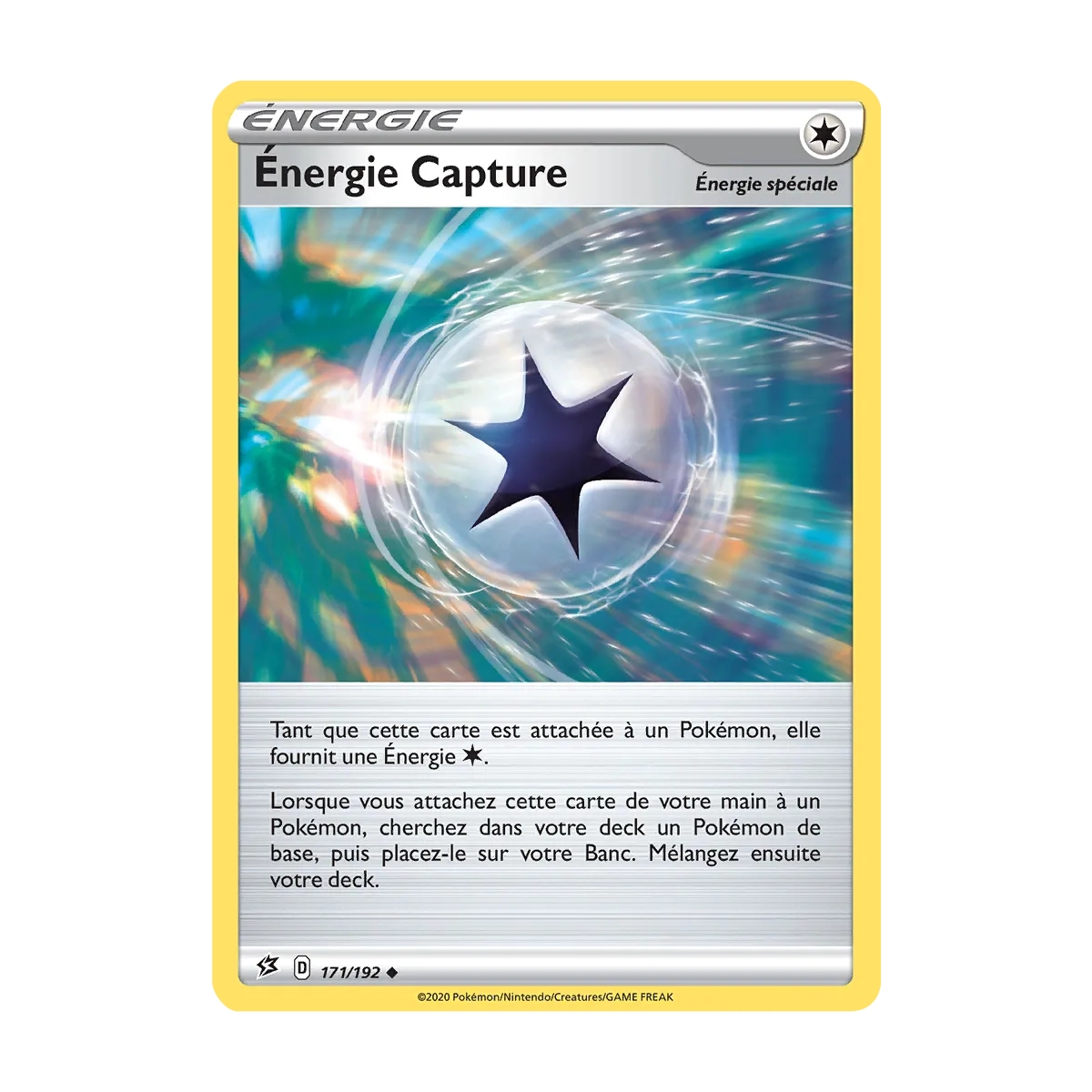 Énergie Capture 171/192 : Joyau Peu commune (Brillante) de l'extension Pokémon Épée et Bouclier Clash des Rebelles