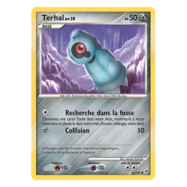Terhal 90/147 : Joyau Commune (Brillante) de l'extension Pokémon Platine Vainqueurs Suprêmes