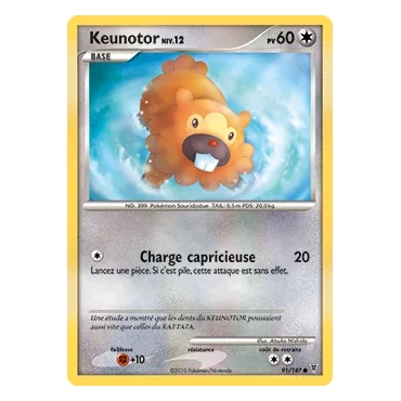Keunotor 91/147 : Joyau Commune (Brillante) de l'extension Pokémon Platine Vainqueurs Suprêmes