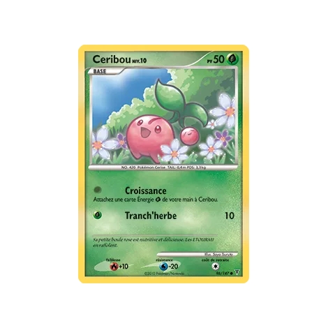 Carte Ceribou - Commune (Brillante) de Pokémon Platine Vainqueurs Suprêmes 96/147