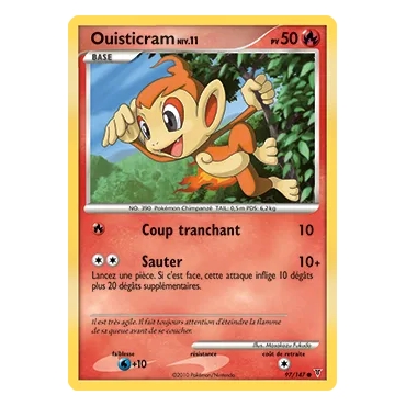 Carte Ouisticram - Commune (Brillante) de Pokémon Platine Vainqueurs Suprêmes 97/147