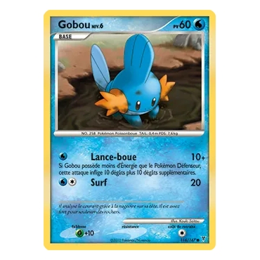 Carte Gobou - Commune (Brillante) de Pokémon Platine Vainqueurs Suprêmes 116/147