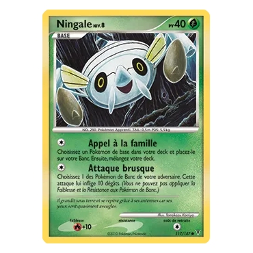 Découvrez Ningale, carte Commune (Brillante) de la série Platine Vainqueurs Suprêmes