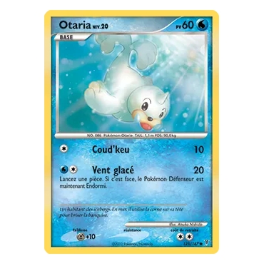 Otaria 125/147 : Joyau Commune (Brillante) de l'extension Pokémon Platine Vainqueurs Suprêmes