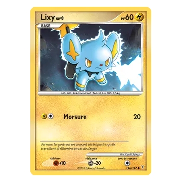 Lixy 126/147 : Joyau Commune (Brillante) de l'extension Pokémon Platine Vainqueurs Suprêmes