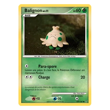 Découvrez Balignon, carte Commune (Brillante) de la série Platine Vainqueurs Suprêmes