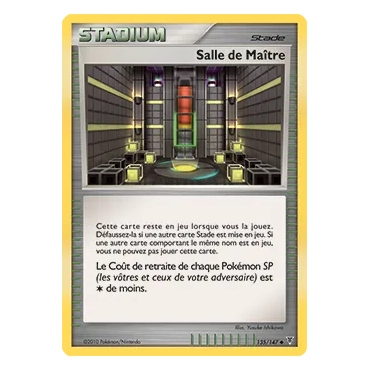 Carte Salle de Maître - Peu commune (Brillante) de Pokémon Platine Vainqueurs Suprêmes 135/147