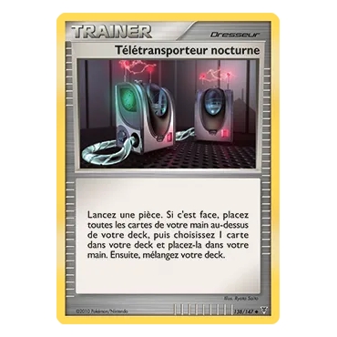 Télétransporteur nocturne 138/147 : Joyau Peu commune (Brillante) de l'extension Pokémon Platine Vainqueurs Suprêmes