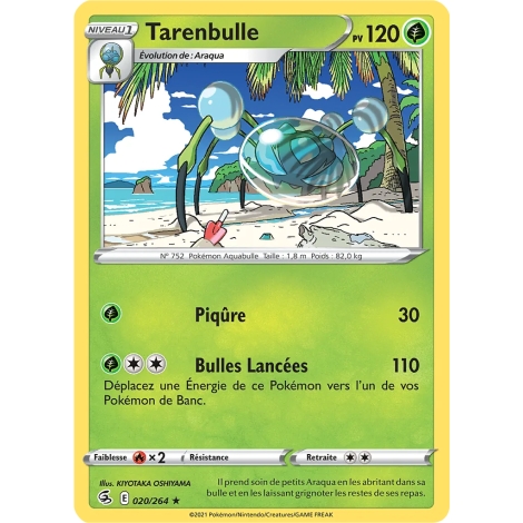 Tarenbulle N°020/264 Brillante Poing de Fusion