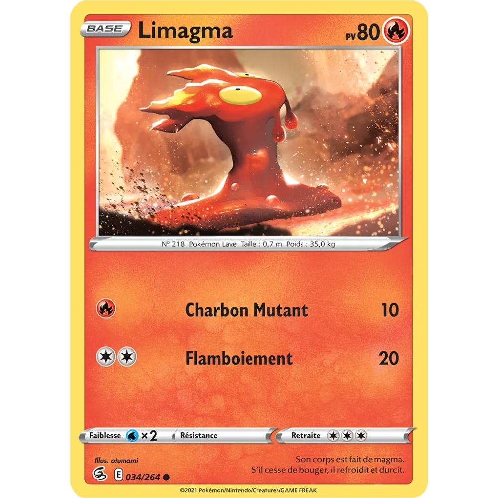 Limagma 034/264 Brillante Poing de Fusion