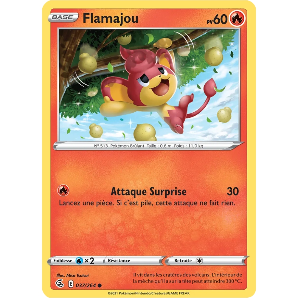 Flamajou N°037/264 Brillante Poing de Fusion