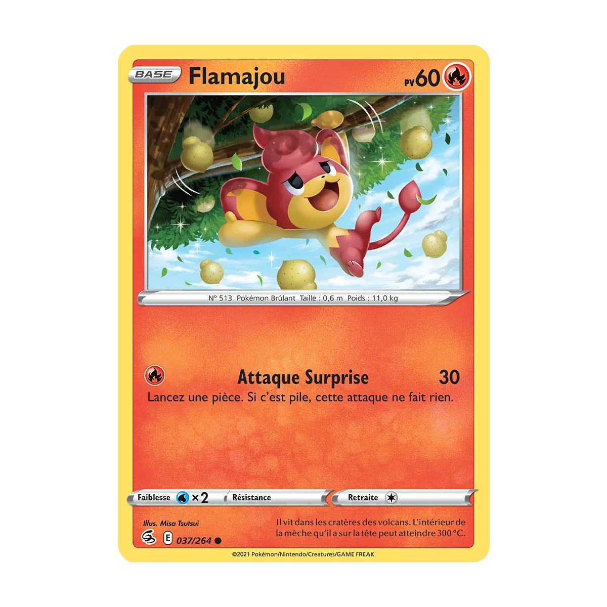 Flamajou N°037/264 Brillante Poing de Fusion