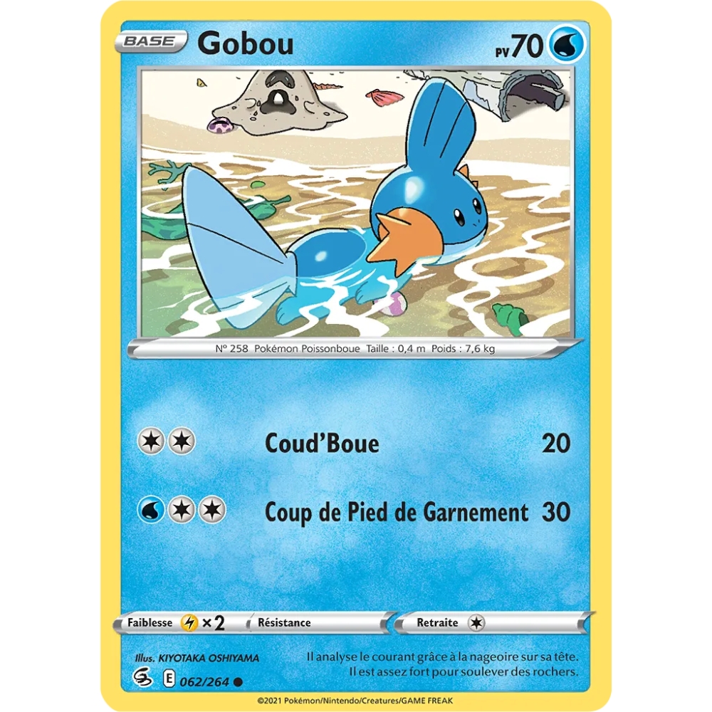 Carte Gobou - Commune (Brillante) de Pokémon Poing de Fusion 062/264