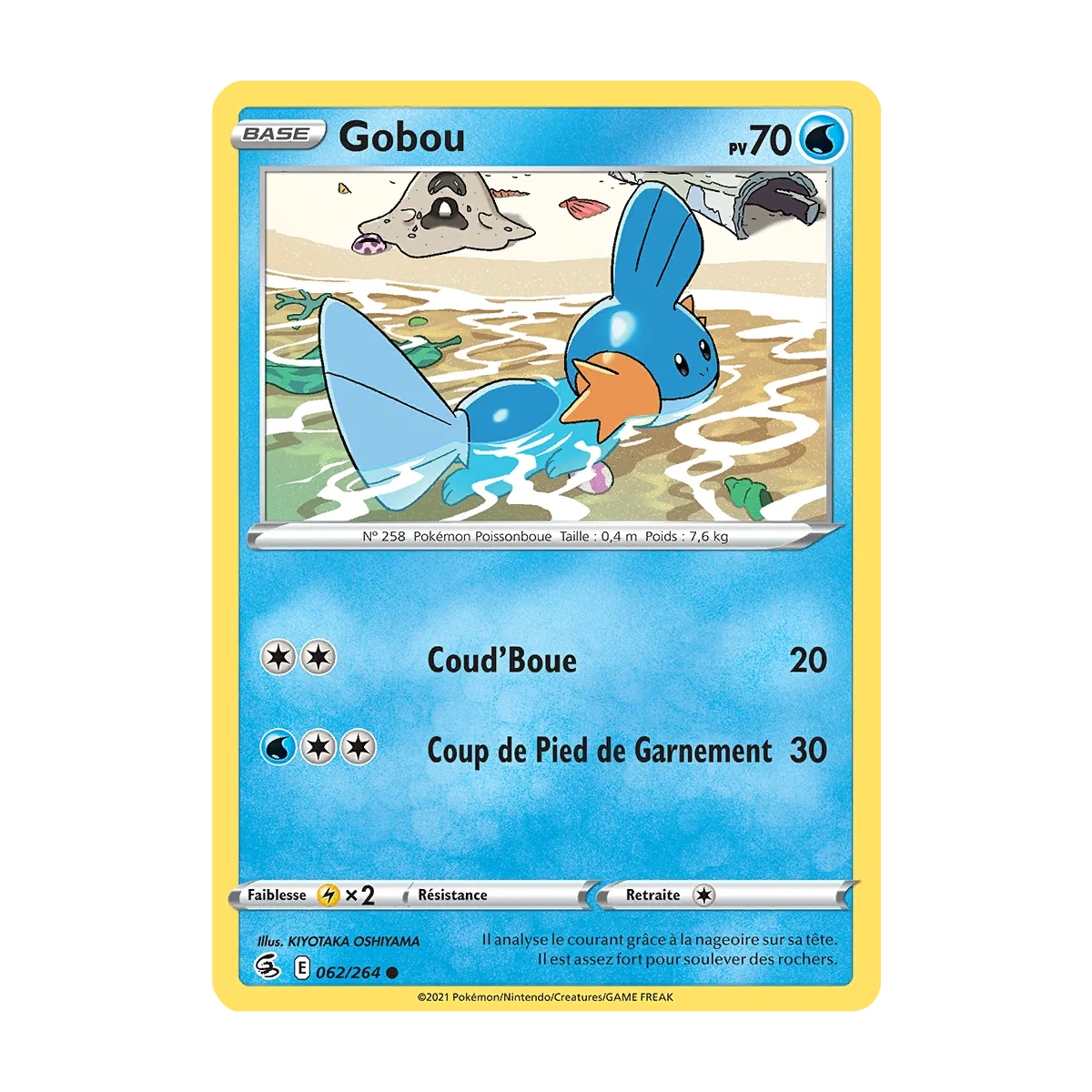 Carte Gobou - Commune (Brillante) de Pokémon Poing de Fusion 062/264