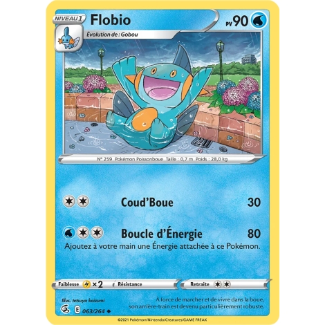 Flobio 063/264 Brillante de l'extension Pokémon Poing de Fusion