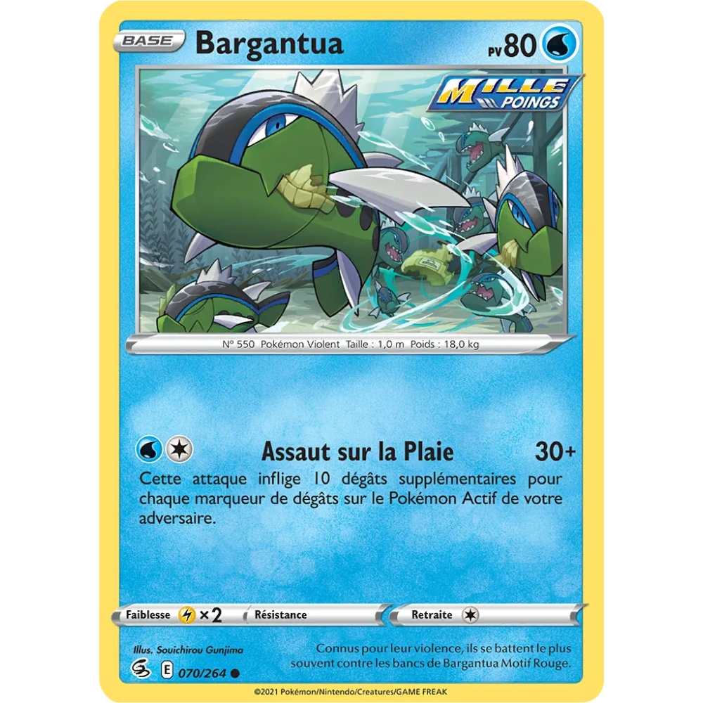 Bargantua 070/264 Brillante de l'extension Pokémon Poing de Fusion