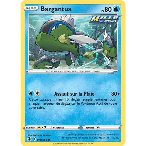 Bargantua 070/264 Brillante de l'extension Pokémon Poing de Fusion