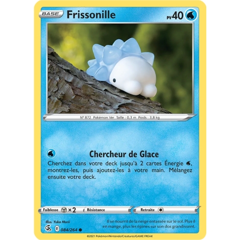 Frissonille Commune (Brillante) de Pokémon Poing de Fusion 084/264